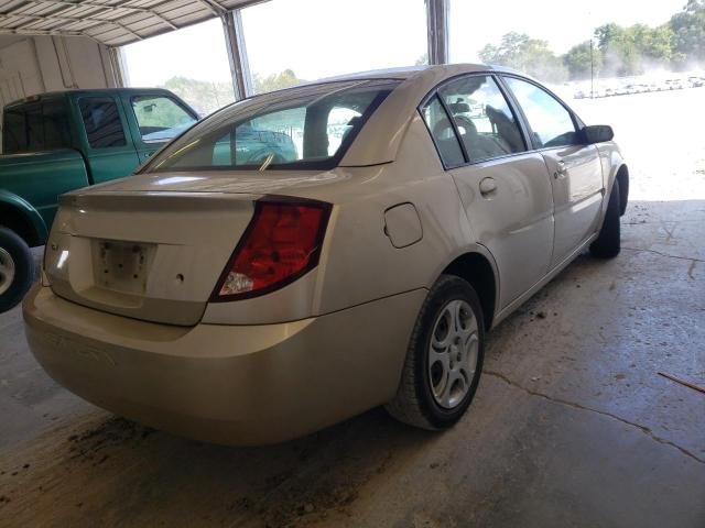 1G8AJ52F74Z186891 - 2004 SATURN ION 2 GOLD photo 4