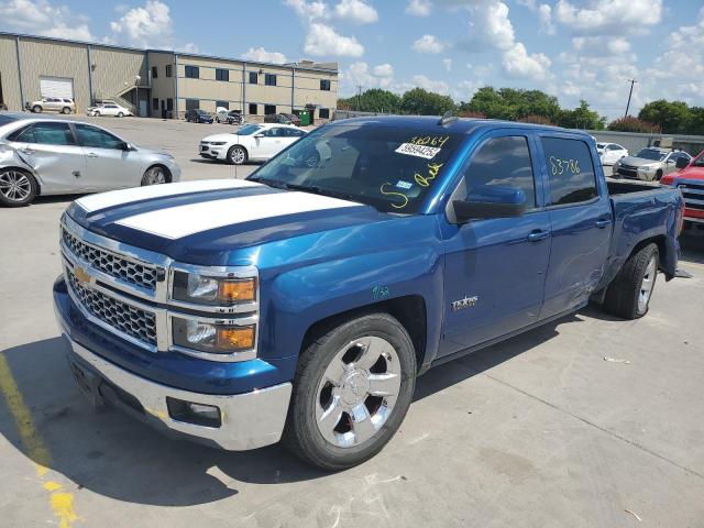 3GCPCREC2FG310264 - 2015 CHEVROLET SILVERADO BLUE photo 2