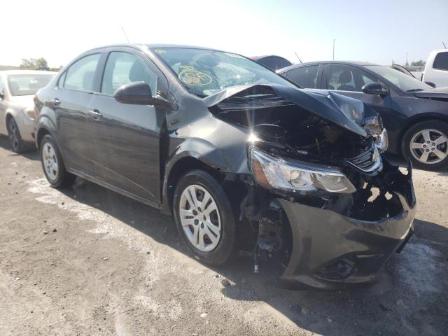 1G1JA5SH6H4166246 - 2017 CHEVROLET SONIC LS GRAY photo 1