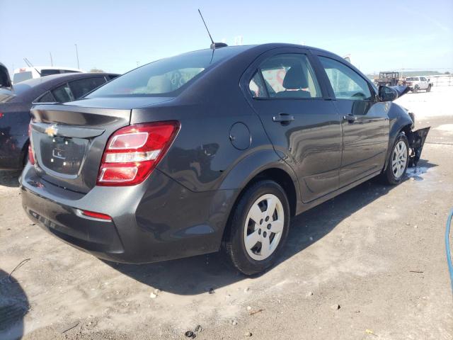 1G1JA5SH6H4166246 - 2017 CHEVROLET SONIC LS GRAY photo 4