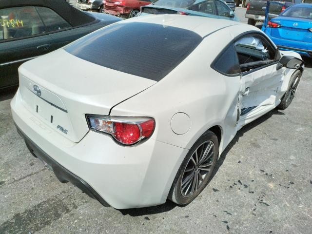 JF1ZNAA1XG8700681 - 2016 TOYOTA SCION FR-S WHITE photo 4