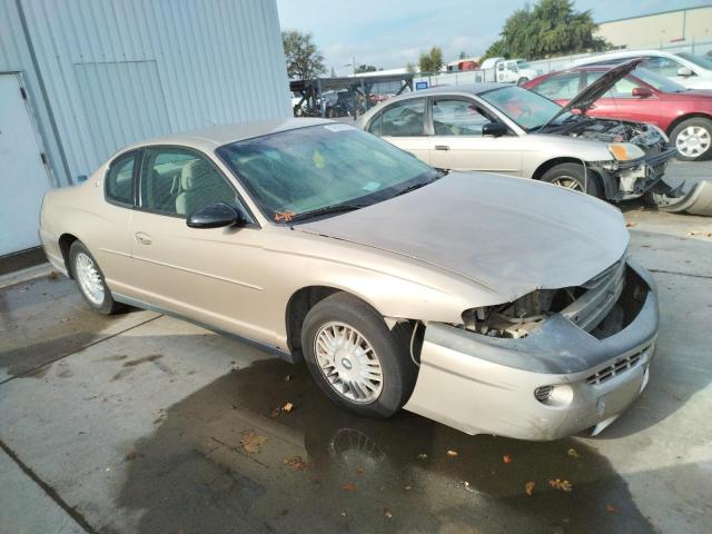 2G1WW12E419368799 - 2001 CHEVROLET MONTE CARL თაფლისფერი ფოტო 1