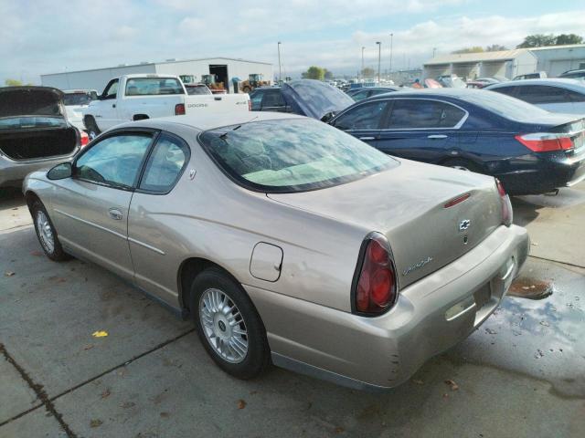 2G1WW12E419368799 - 2001 CHEVROLET MONTE CARL თაფლისფერი ფოტო 3