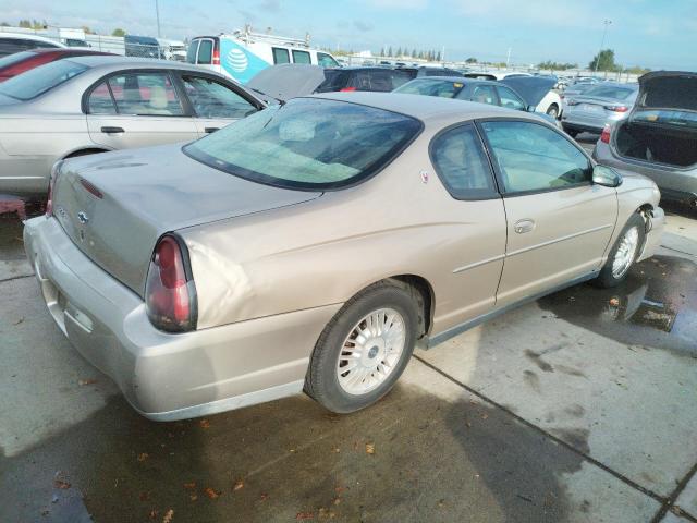 2G1WW12E419368799 - 2001 CHEVROLET MONTE CARL თაფლისფერი ფოტო 4