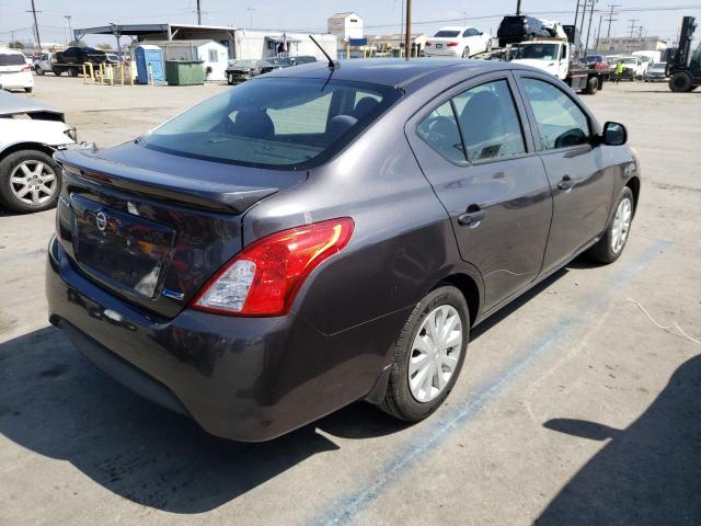 3N1CN7AP9FL805061 - 2015 NISSAN VERSA S CHARCOAL photo 4