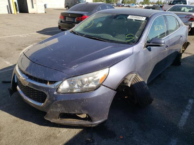 1G11C5SL5EF180251 - 2014 CHEVROLET MALIBU 1LT 蓝色 照片 2