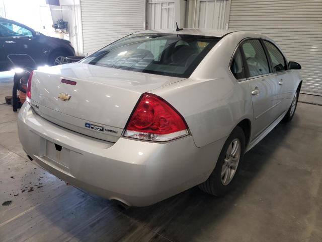 2G1WA5E34E1163617 - 2014 CHEVROLET IMPALA LIM SILVER photo 4