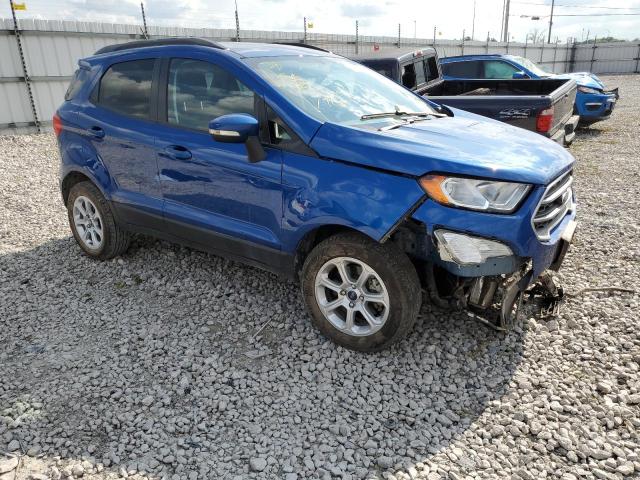 MAJ3S2GE1LC348693 - 2020 FORD ECOSPORT S BLUE photo 1