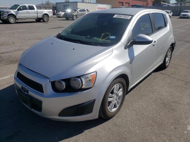 1G1JA6SH1C4102145 - 2012 CHEVROLET SONIC LS SILVER photo 2