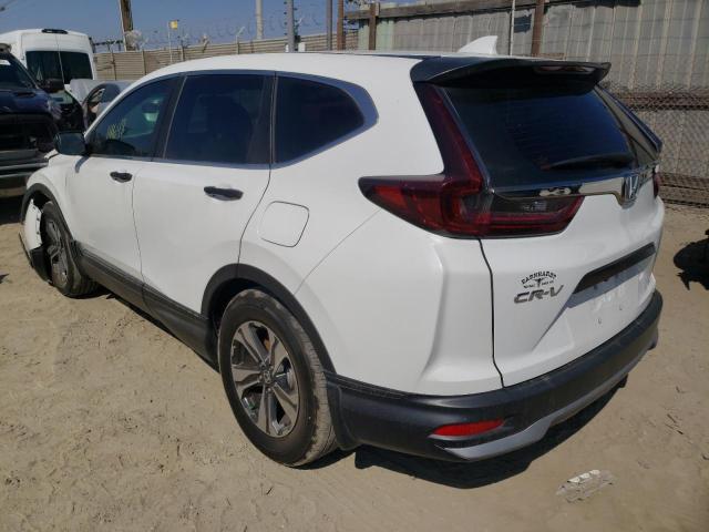 5J6RW1H24LA003557 - 2020 HONDA CR-V LX WHITE photo 3