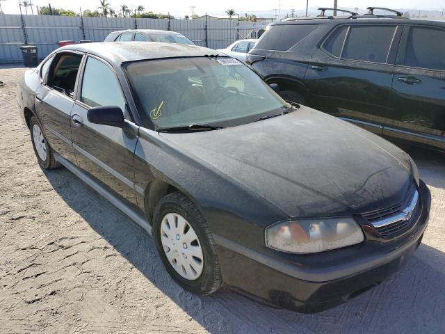 2G1WF55E229213625 - 2002 CHEVROLET IMPALA BLACK photo 1