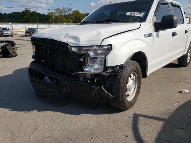 1FTEW1E59JFC92373 - 2018 FORD F150 SUPER WHITE photo 9