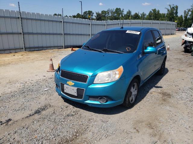 KL1TD66E69B618830 - 2009 CHEVROLET AVEO LS 青色 照片 2