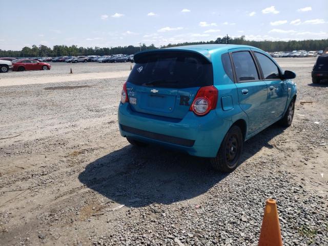 KL1TD66E69B618830 - 2009 CHEVROLET AVEO LS 青色 照片 4