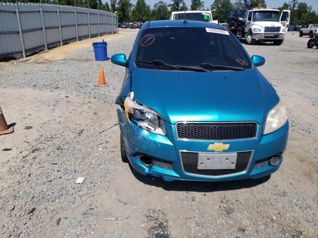 KL1TD66E69B618830 - 2009 CHEVROLET AVEO LS 青色 照片 9