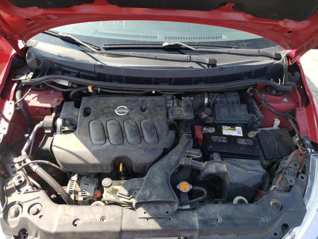 3N1BC1CP3BL427776 - 2011 NISSAN VERSA S RED photo 7