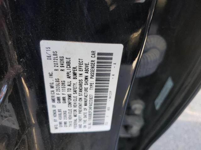 19UUB2F34FA023827 - 2015 ACURA TLX BLACK photo 10