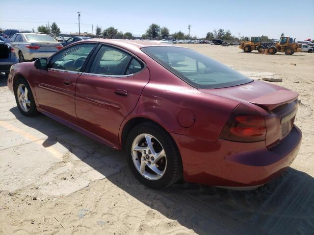 2G2WR524041109201 - 2004 PONTIAC GRAND PRIX BURGUNDY photo 3