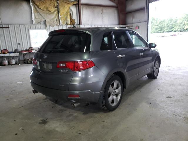 5J8TB18548A007831 - 2008 ACURA RDX TECHNO GRAY photo 4