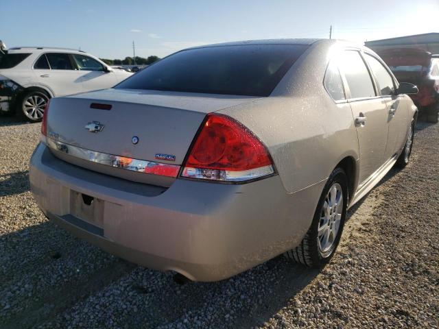 2G1WD5EMXA1191707 - 2010 CHEVROLET IMPALA POL CREAM photo 4