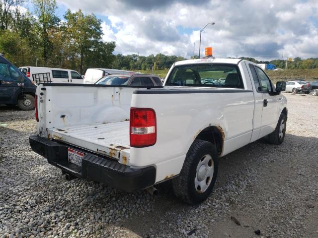 1FTRF12W07KD54032 - 2007 FORD F150 WHITE photo 4