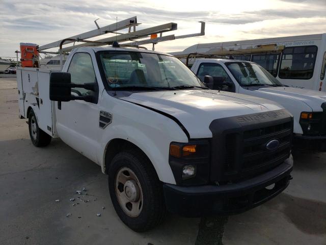 1FDWF30508EC54355 - 2008 FORD F350 SRW S WHITE photo 1