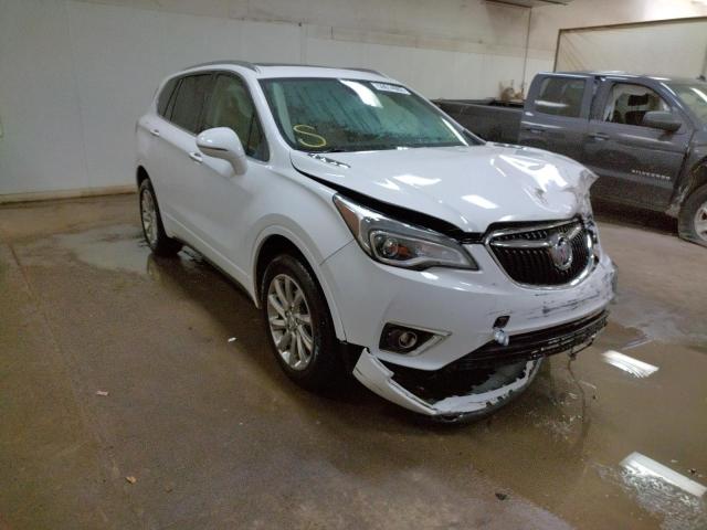 LRBFX2SAXKD041754 - 2019 BUICK ENVISION E WHITE photo 1