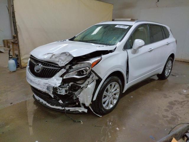 LRBFX2SAXKD041754 - 2019 BUICK ENVISION E WHITE photo 2