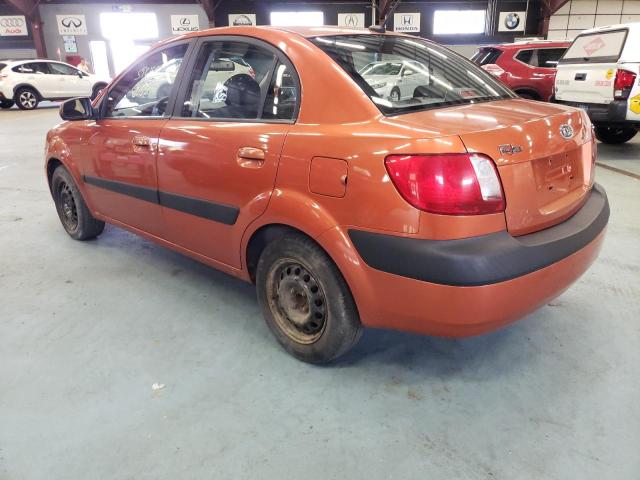 KNADE223396564402 - 2009 KIA RIO BASE ORANGE photo 3