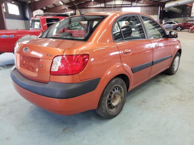 KNADE223396564402 - 2009 KIA RIO BASE ORANGE photo 4