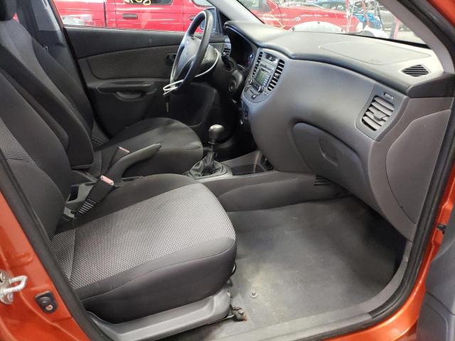 KNADE223396564402 - 2009 KIA RIO BASE ORANGE photo 5