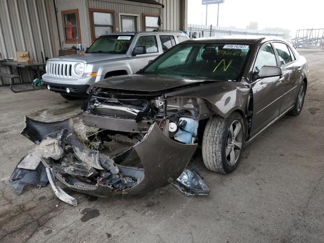 1G1ZC5E0XCF324538 - 2012 CHEVROLET MALIBU 1LT 棕色 照片 2