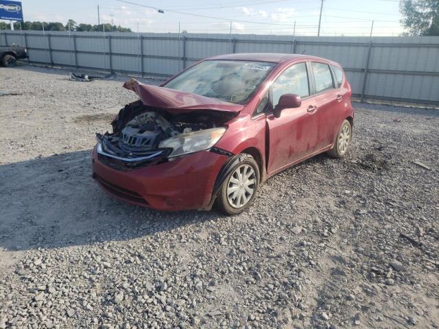 3N1CE2CPXEL413351 - 2014 NISSAN VERSA NOTE RED photo 2