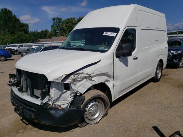 1N6BF0LY6JN807830 - 2018 NISSAN NV 2500 S WHITE photo 2