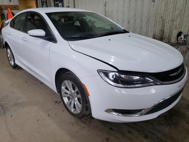 1C3CCCABXFN695867 - 2015 CHRYSLER 200 LIMITE WHITE photo 1