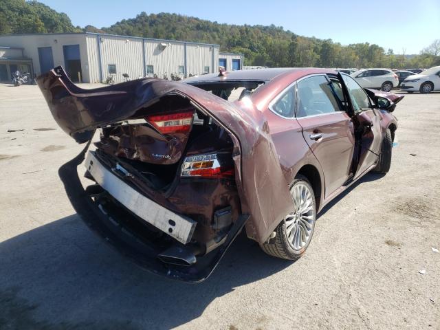 4T1BK1EB2HU244090 - 2017 TOYOTA AVALON XLE BURGUNDY photo 4
