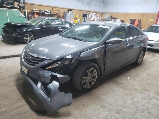 5NPEB4AC9DH763899 - 2013 HYUNDAI SONATA GLS GRAY photo 2