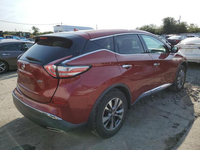 5N1AZ2MH9FN287352 - 2015 NISSAN MURANO MAROON photo 4