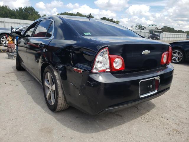 1G1ZC5E19BF117906 - 2011 CHEVROLET MALIBU 1LT შავი ფოტო 3