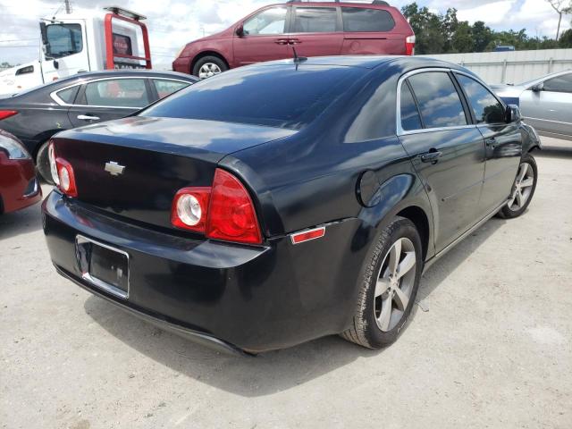 1G1ZC5E19BF117906 - 2011 CHEVROLET MALIBU 1LT შავი ფოტო 4