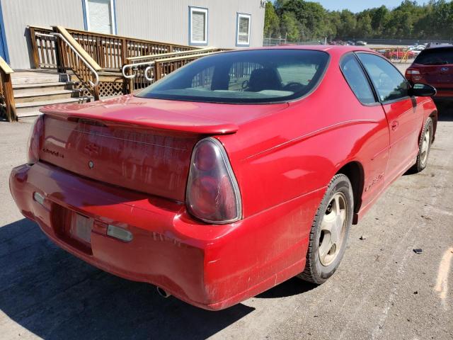 2G1WX12K939308247 - 2003 CHEVROLET MONTE CARL წითელი ფოტო 4