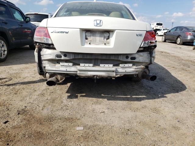 5KBCP3F8XAB011096 - 2010 HONDA ACCORD EXL WHITE photo 9