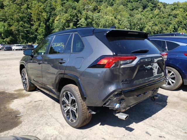 JTMEB3FV2ND076632 - 2022 TOYOTA RAV4 PRIME GRAY photo 3