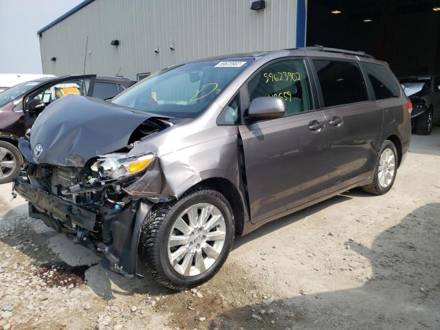 5TDJK3DC9BS018971 - 2011 TOYOTA SIENNA LE GRAY photo 2