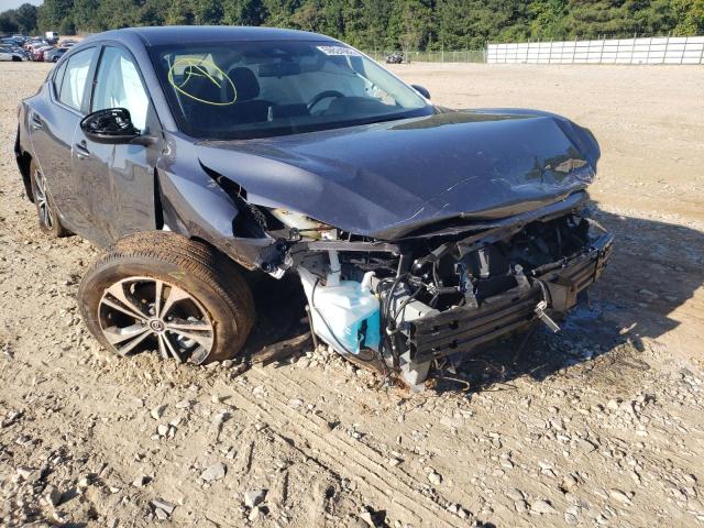 3N1AB8CV5NY206077 - 2022 NISSAN SENTRA SV GRAY photo 9