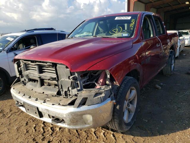 1C6RR6LT3FS639659 - 2015 RAM 1500 SLT BURGUNDY photo 2