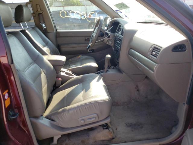 JN8DR09Y24W911308 - 2004 NISSAN PATHFINDER MAROON photo 5