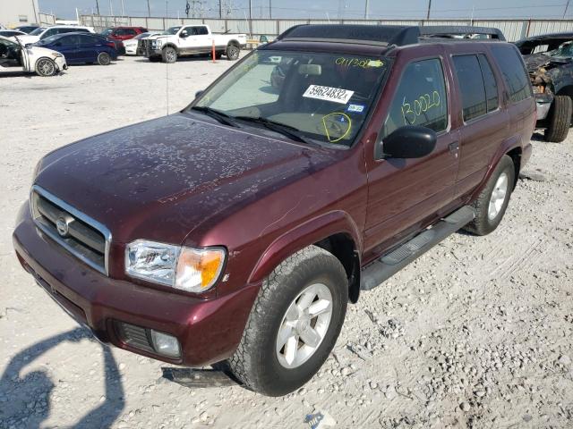 JN8DR09Y24W911308 - 2004 NISSAN PATHFINDER MAROON photo 9