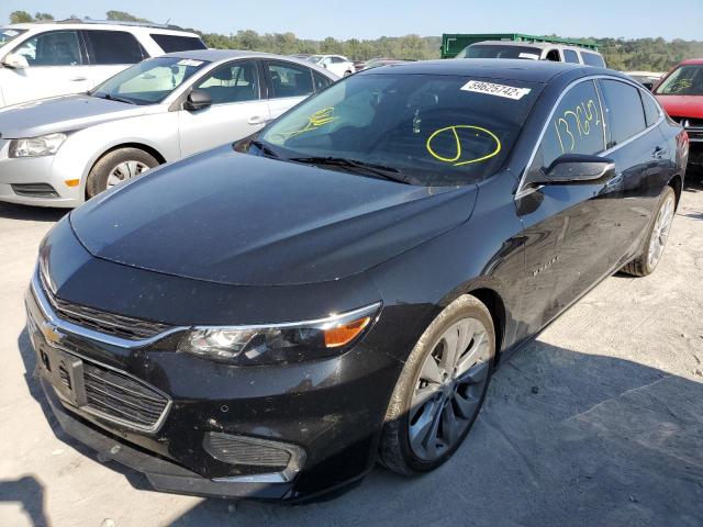 1G1ZH5SX0GF177641 - 2016 CHEVROLET MALIBU PRE BLACK photo 2