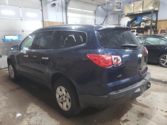 1GNLREED6AS125643 - 2010 CHEVROLET TRAVERSE L BLUE photo 3